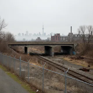 A realistic, natural-lit exterior view of the Toronto Sentinel region with no people or text.