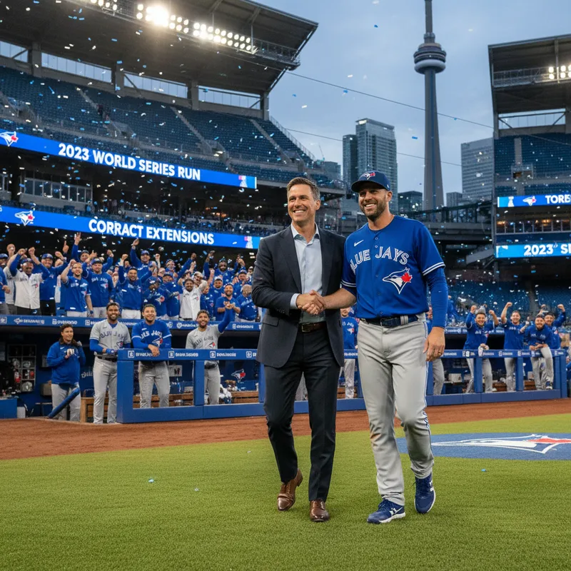 Toronto Blue Jays GM Ross Atkins and Manager John Schneider led the team to a near World Series appearance.