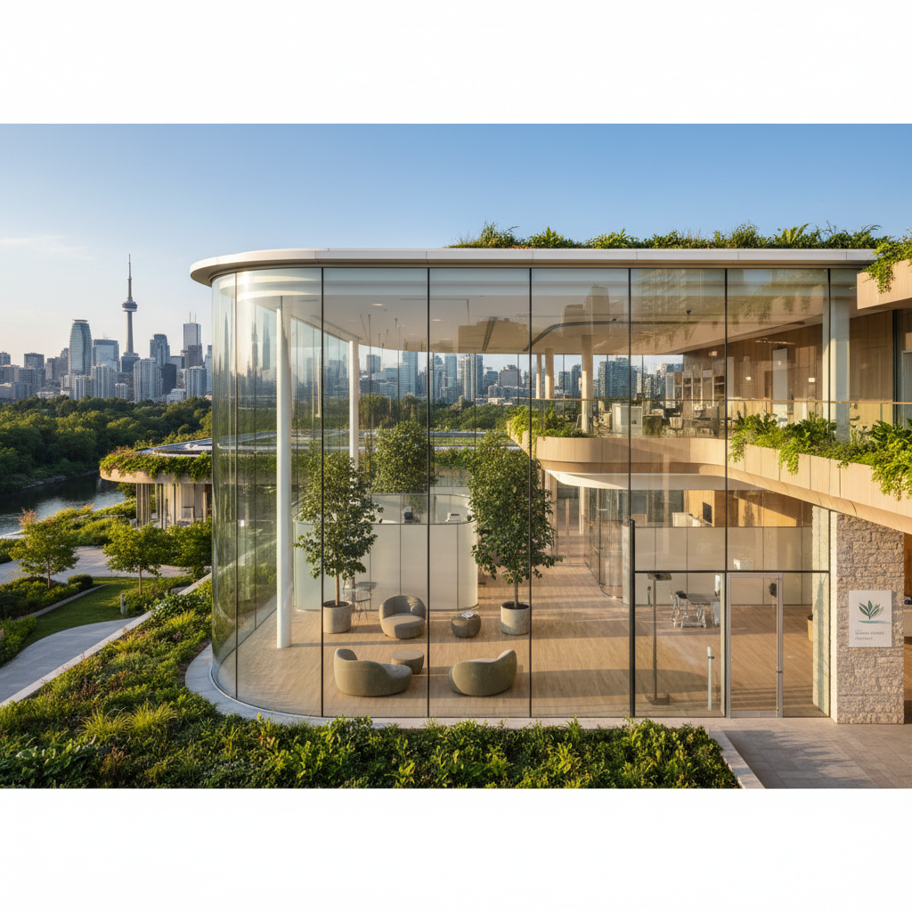 A sterile, empty healthcare or clinical environment with a focus on wellness and realism.