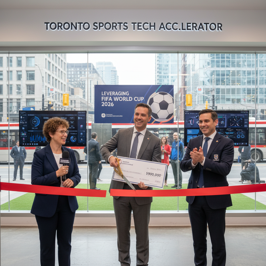 A business news photograph from Toronto Sentinel